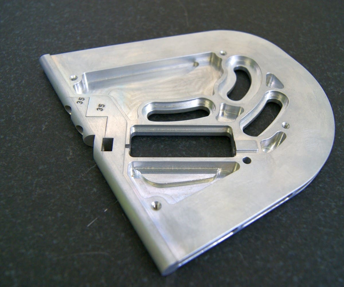Gefrästes Aluminiumbauteil