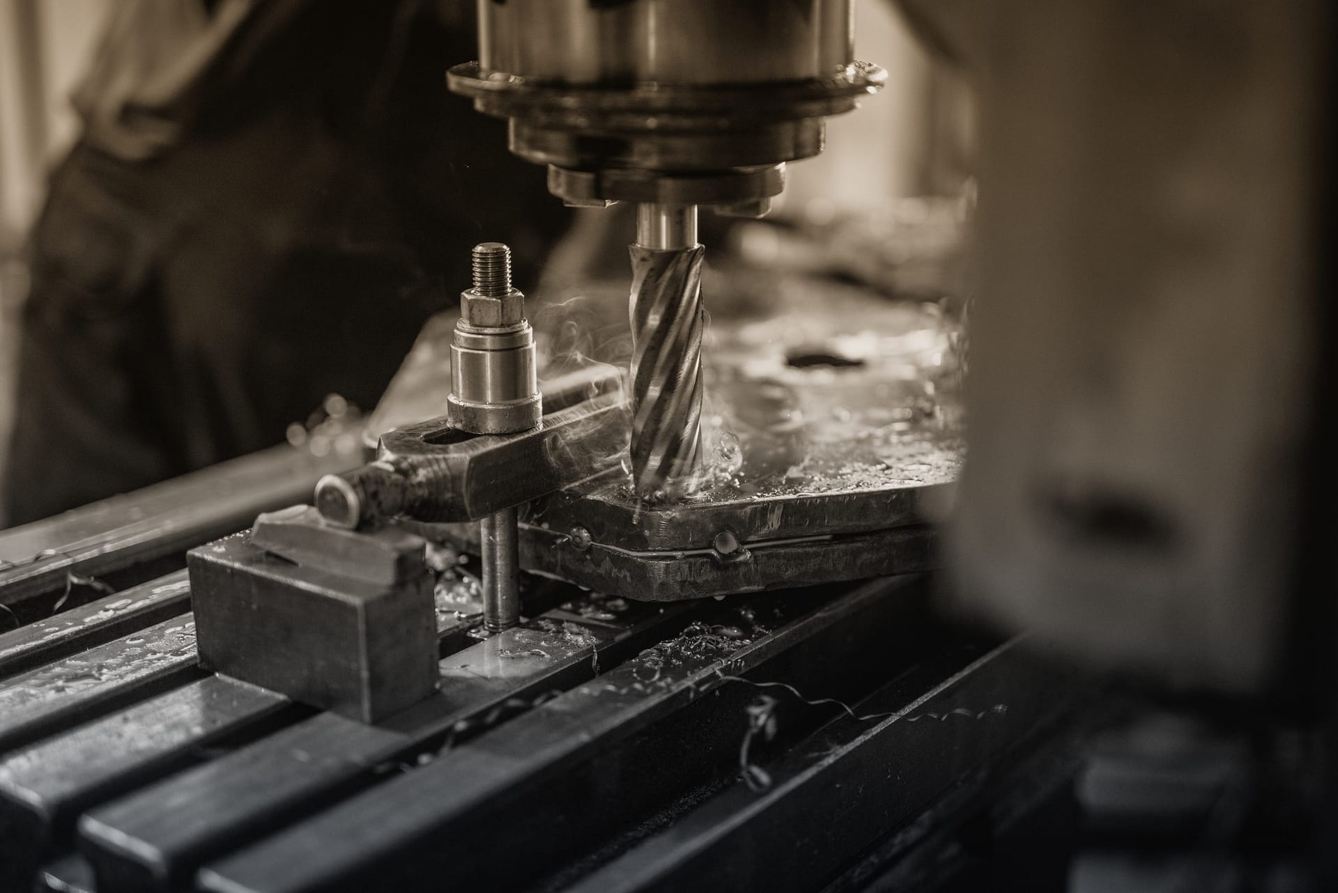 CNC-Maschine in der Fertigung von Eiberger